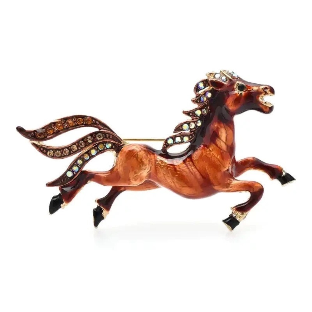 Horse brooch, pin